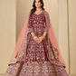 Anaita Red Velvet Anarkali Suits With Heavy Embroidery Work