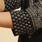 W for Woman Black Embellished Straight Festive Kurta