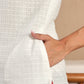 W for Woman White Thread Embroidrered Pure Cotton Straight Kurta