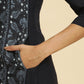 W for Woman Blue Suzani Motif Dobby Kurta