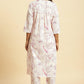 W for Woman White Floral Printed Kurta And Pants Co-Ord Set