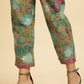 W for Woman Brown Floral Printed Kurta, Pant And Dupatta Set