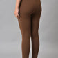 W for Woman Brown Cotton Jersey Tights