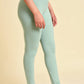 W for Woman Cameo Green Cotton Jersey Tights