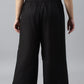 W for Woman Black Plus Size Parallel Pants