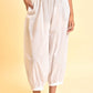 W for Woman Ecru Gathered Cotton Salwar