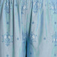 W for Woman Blue Printed kurta Co-Ord Set