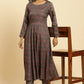 W for Woman Blue Embellished Flared Kurta And Pants Set