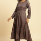 W for Woman Blue Embellished Flared Kurta And Pants Set