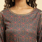 W for Woman Blue Embellished Flared Kurta And Pants Set