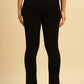 W for Woman Black Solid Fit And Flare Pants