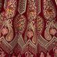 Jyoti Fashion Women's Rani Pink Velvet Multi Thread Embroidered with Zircon Diamond Work Wedding Lehenga Choli | Swadesiicart
