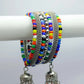 Tehzeeb Creations Women's Multi Colour Oxidised Openable Bangle - Swadesiicart