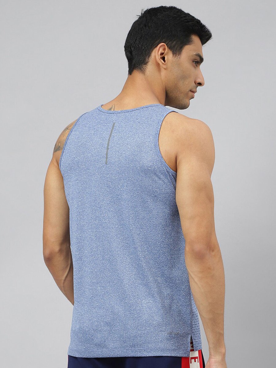 Alcis Men Heather Anti-Static Slim-Fit Swadesiicartnce Running Singlet | Swadesiicart