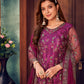 Anaita Purple Embroidered Net Salwar Suit
