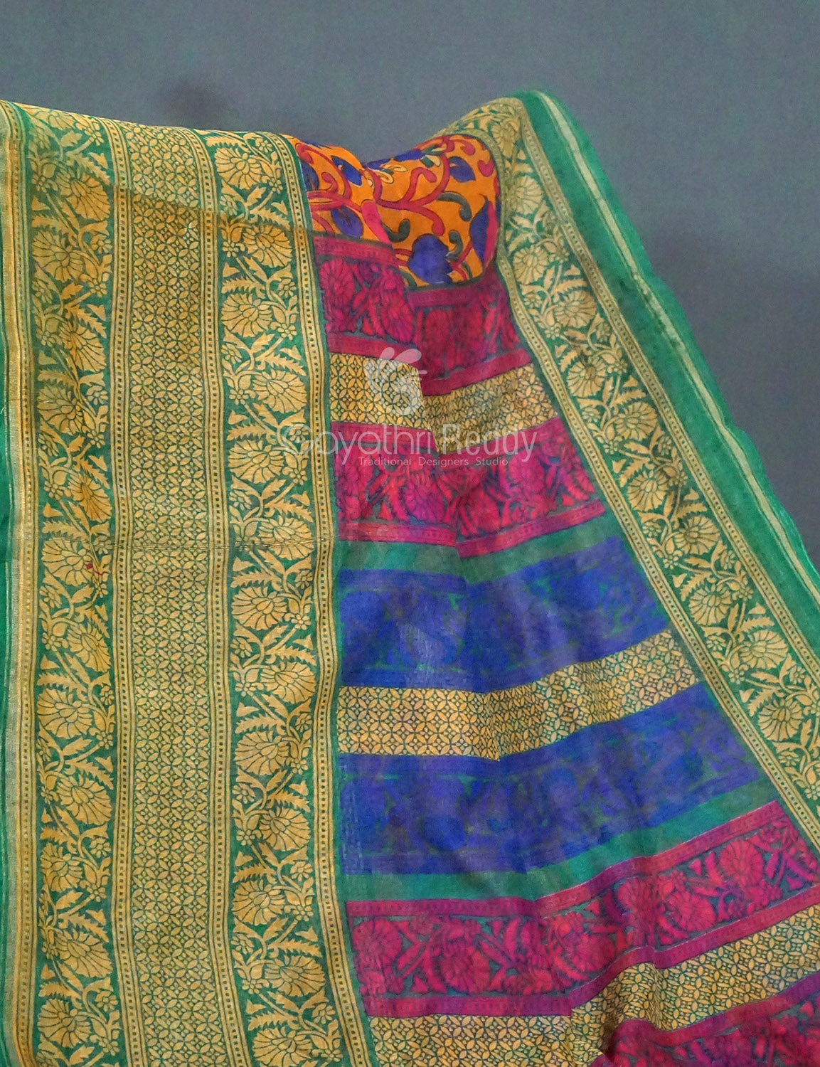 Semi Chanderi-Sc2647 By Gayathri Reddy Designer Studio | Swadesiicart