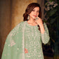 Anaita Light Green Embroidered Net Plazzo Suit