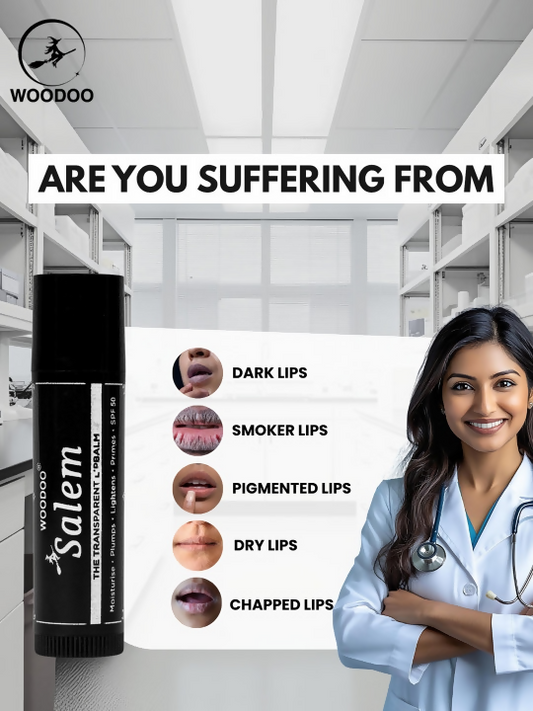 Woodoo Salem Lip Lightening Balm - Swadesiicart