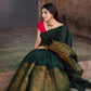 Kalini Ethnic Motifs Zari Banarasi Silk Saree | Swadesiicart