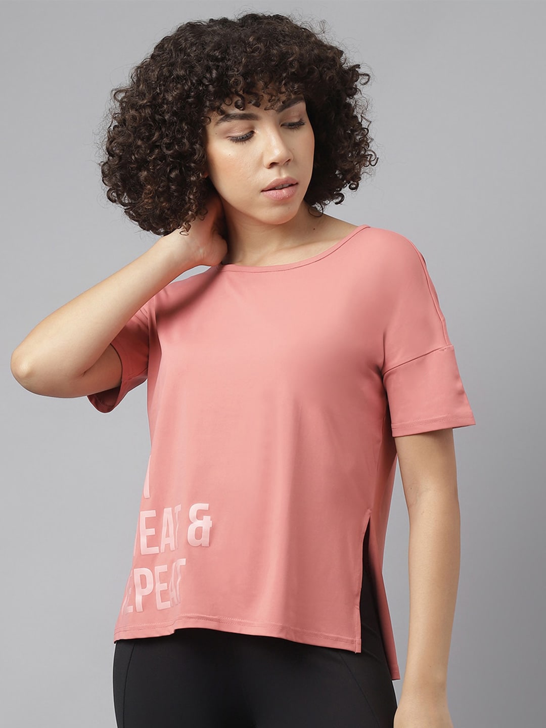 MKH Typography Printed Dri-FIT Sports T-shirt - Swadesiicart