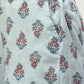 Juniper Women Blue Cambric Printed Asymmetric Clothing Set | Swadesiicart