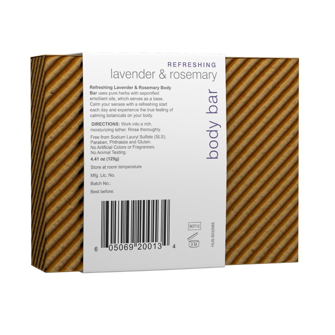 Refreshing Lavender & Rosemary Body Bar
