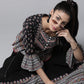 Juniper Womens Black Color Floral Printed Cambric Clothing Set | Swadesiicart