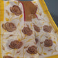 Khaki Green Colour Block Print Pure Kota Cotton Saree By Gayathri Reddy Designer Studio | Swadesiicart