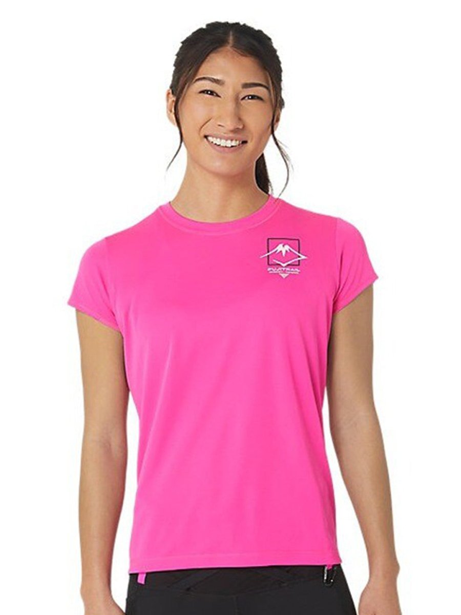 ASICS Fujitrail Logo SS Round Neck T-shirt | Swadesiicart