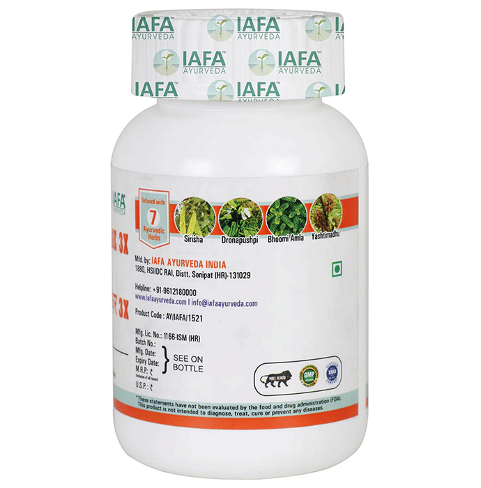 Iafa Ayuveda Total Care 3X Veg Capsuless | Swadesiicart