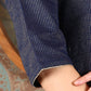 W for Woman Blue Cotton Lurex Festive Kurta With Embroidered Neckine