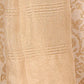 W for Woman Beige Jacquard Sleeveless Embellished Kurta, Pants And Dupatta Set