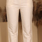 W for Woman Beige Jacquard Sleeveless Embellished Kurta, Pants And Dupatta Set