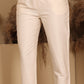 W for Woman Beige Jacquard Sleeveless Embellished Kurta, Pants And Dupatta Set