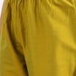 W for Woman Celery Green Floral Printed Sequined Kota Flared Kurta, Slim Pants And Dupatta Set