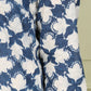 W for Woman Blue Floral Printed Cotton Blend Straight Kurta And Pants Co-Ord Set