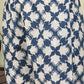 W for Woman Blue Floral Printed Cotton Blend Straight Kurta And Pants Co-Ord Set