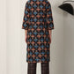 W for Woman Black Floral Printed Pure Cotton Kurta And Pants Co-Ord Set