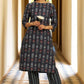 W for Woman Blue Paisely Printed Kurta And Pants Set