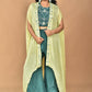 Morchari Women Hand Embroidery Crop Top-Green - Swadesiicart