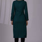W for Woman Blue Embroidered Thread Work Acrylic Straight Kurta