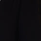 W for Woman Black Solid Acrylic Parallel Pants