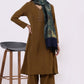 W for Woman Blue Yarn Dyed Shawls & Stole