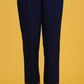 W for Woman Blue Yarn Dyed Sequins Straight Kurta & Straight pant with Dupatta Set