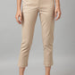 W for Woman Beige Slim Pants And Black Trousers Combo