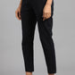 W for Woman Beige Slim Pants And Black Trousers Combo