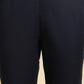 W for Woman Blue And White Cotton Flax Slim Pants Combo