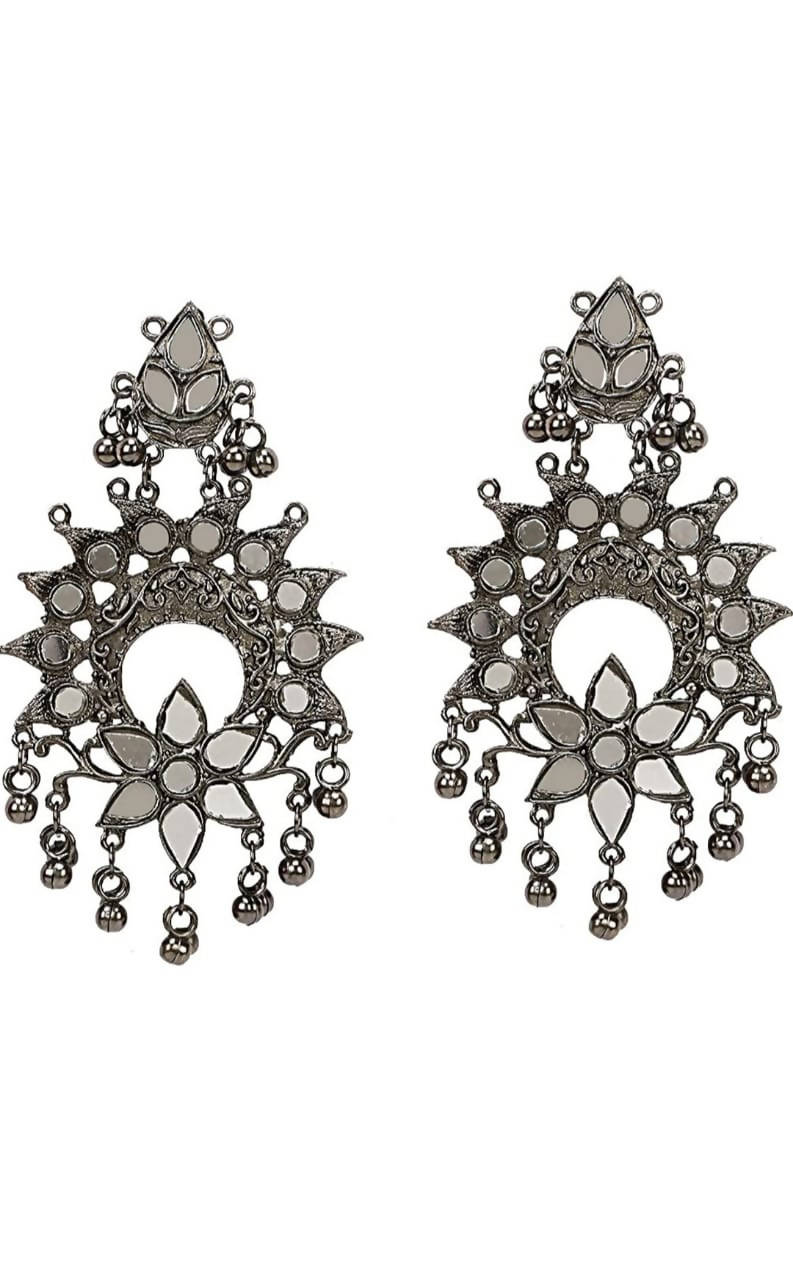 Mominos Fashion Traditional Mirror Design Necklace Set Mangalsutra - Swadesiicart
