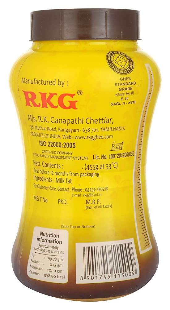 RKG Agmark Ghee | Cow Ghee Pure & Natural | A2 Vedic Gir Cow Ghee | Swadesiicart