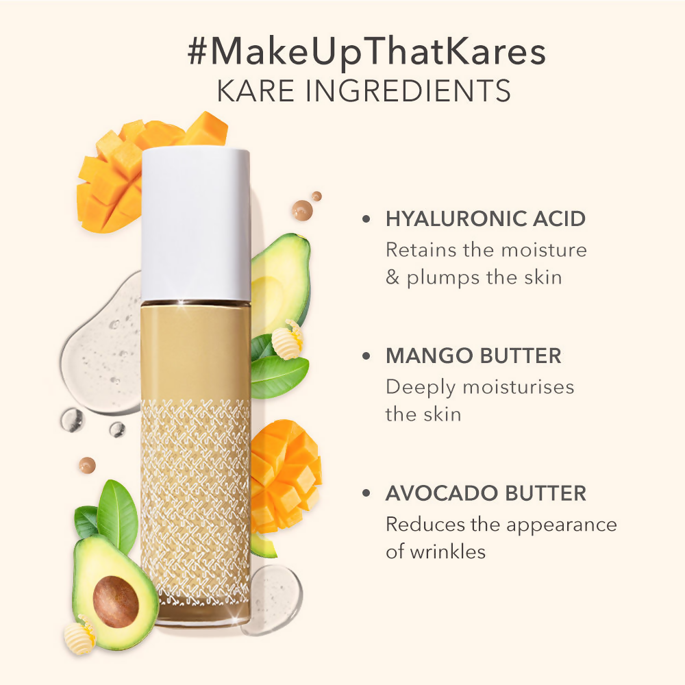 Kay Beauty By Katrina Kaif Hydrating Foundation - 155Y Tan | Swadesiicart